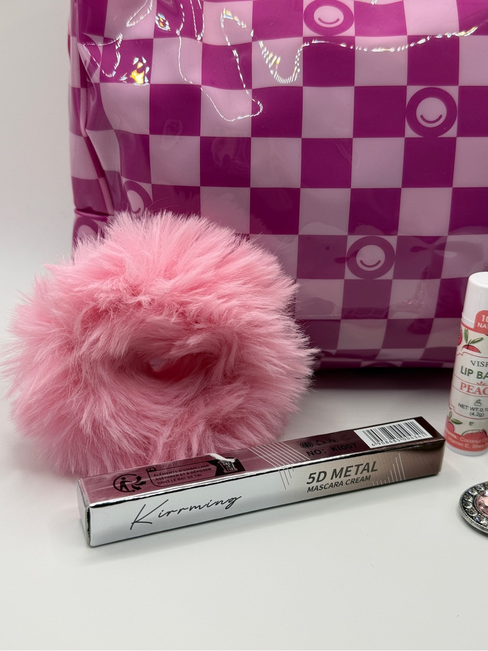 6pc Makeup Bag & Beauty Bundle - Paparazzi, Lip Balm & Accessories (retail $56) - Picture 2 of 3